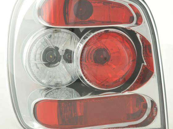 Rückleuchten Set VW Polo Typ 6N2 99-01 chrom Rückleuchten Set VW Polo Typ 6N2 99-01 chrom